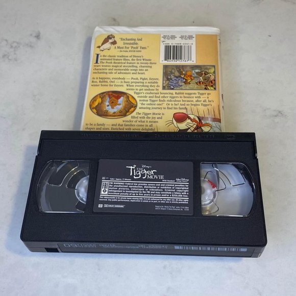 The Tigger Movie Vhs Winnie The Pooh - Picture 2 of 2